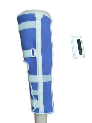 Breathable einzelne Platten-medizinische Kniestütze mit Terry Liner And Aluminum Stay