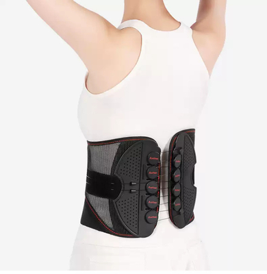 Breathable lumbale justierbare Kompressions-Unterstützung Mesh Pulley Back Brace Lightweights