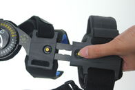Universalgrößen-gelassener oder rechter medizinischer Kniestütze-teleskopischer Posten-OP schwarze Farbe