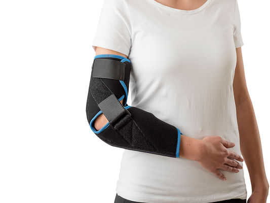 Nylongewebe-orthopädischer Ellbogen-Klammer-Fixierung Orthosis mit Aluminiumunterstützung