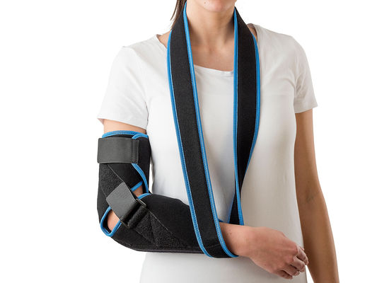 Nylongewebe-orthopädischer Ellbogen-Klammer-Fixierung Orthosis mit Aluminiumunterstützung