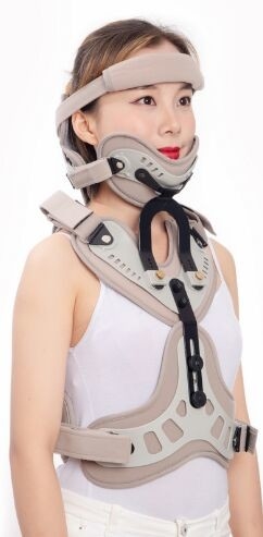 Justierbarer CTO Cervical Thoracic Orthosis mit Halo-Erweiterung Minerva Type