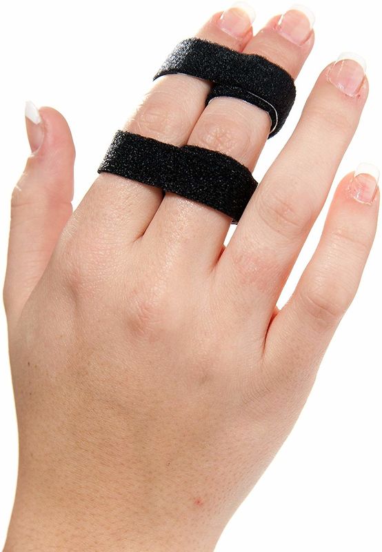 2.5cm Nylonplüsch-Finger-Stützklammer-Haken und Schleife für gestaut geschwollen
